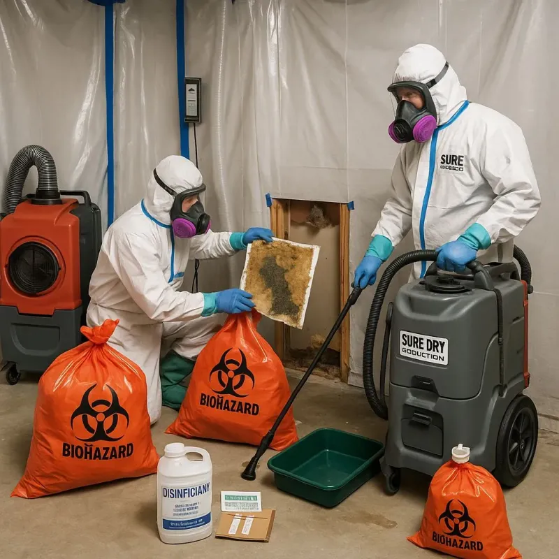 Contaminated Water Handling Protocols process in Ward County, TX