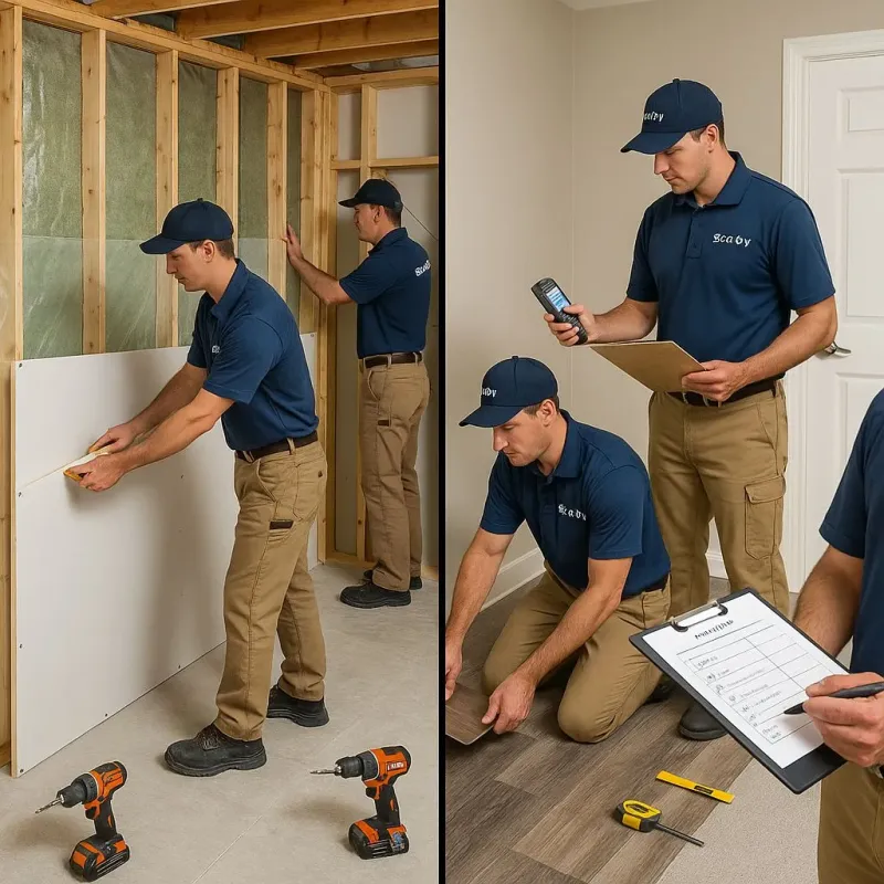 Repairs and Reconstruction process in Ward County, TX